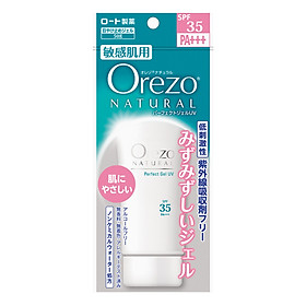 Gel Chống Nắng Ngăn Ngừa Lão Hóa Cho Da Nhạy Cảm Orezo Natural Perfect Gel UV SPF35, PA+++ (50g)