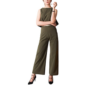 Set quần suông + áo kiểu không tay Carita PAL0040