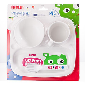 Bộ Bát Tập Ăn Farlin Bằng Nhựa Phíp - PER-246