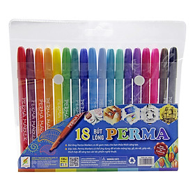 Nơi bán Bộ 18 Cây Bút Lông Colormate Perma Markers MA-18PER - Giá Từ -1đ