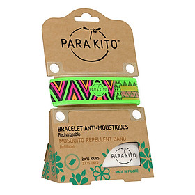 Mua Viên Chống Muỗi PARA’KITO™ Kèm Vòng Đeo Tay Bằng Vải Hoa Văn Inka (Loại 2 Viên) - PARA’KITO™ Mosquito Repellent Inka Graphic Band With 2 Tablets - PGWB06