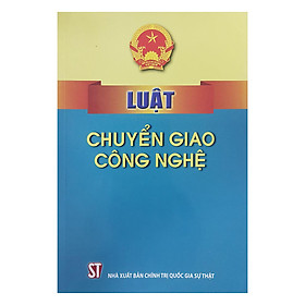 Hình ảnh sách Luật Chuyển Giao Công Nghệ