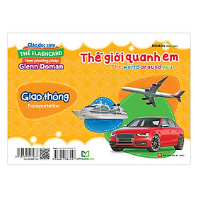 Nơi bán Thẻ Flashcard Theo Phương Pháp Glenn Doman - Thế Giới Quanh Em: Giao Thông - Giá Từ -1đ