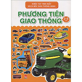 Download sách Khéo Tay Tinh Mắt - Sách Bóc Dán Thông Minh - Phương Tiện Giao Thông