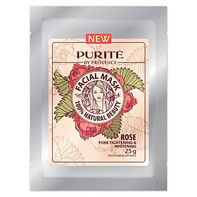 Mặt Nạ Purite By Provence Se Khít Lỗ Chân Lông, Sáng Da Hoa Hồng - 1011790021 (25g)