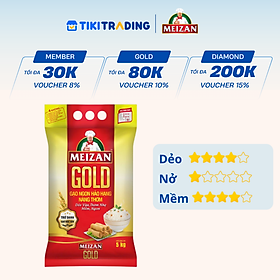 Túi Gạo Meizan Gold Nàng Thơm 5kg