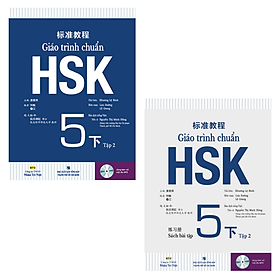 Combo Giáo Trình Chuẩn HSK 5 Tập 2 - Sách Bài Học và Bài tập (Bộ 2 cuốn)