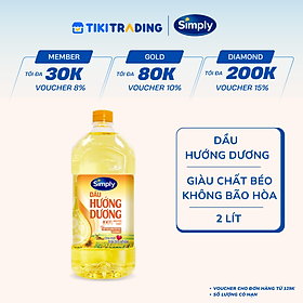 Dầu hướng dương Simply (2L)