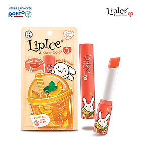 Son dưỡng có màu tự nhiên LipIce Sheer Color Q 2.4g Trà Đào Thỏ 7 Màu 2.4g