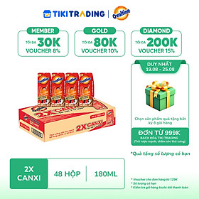 [19-25.08 QT đơn từ 999k] Thùng 48 hộp thức uống lúa mạch hương vị socola Ovaltine 180ml