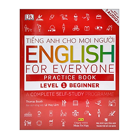 Sách Tiếng Anh Cho Mọi Người - English For Everyone Practice Book Level 1 Beginner