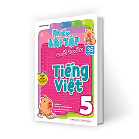 Sách Phiếu Bài Tập Cuối Tuần Tiếng Việt Lớp 5
