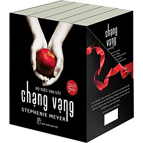 Sách Hộp Trọn Bộ Chạng Vạng (5 Cuốn): Chạng Vạng + Trăng Non + Nhật Thực + Hừng Đông Và Mặt Trời Lúc Nửa Đêm