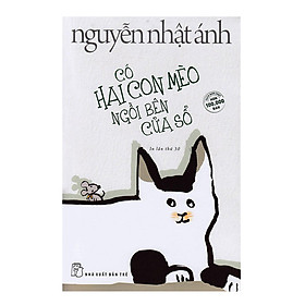 Sách Có Hai Con Mèo Ngồi Bên Cửa Sổ