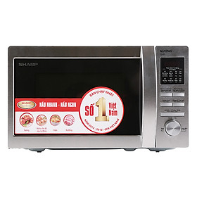 Lò Vi Sóng Điện Tử Có Nướng Sharp R-G620VN-ST (20L) - Hàng chính hãng