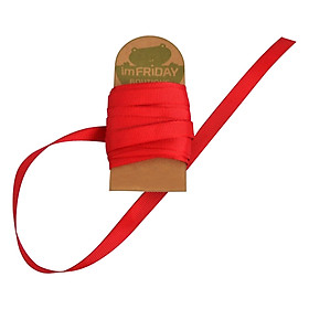 Ruy Băng Gân RB11 1cm - Đỏ Đậm (3m)