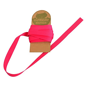 Ruy Băng Gân RB15 1cm - Hồng Đậm (3m)