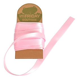 Ruy Băng Lụa RB32 1cm - Hồng (3m)