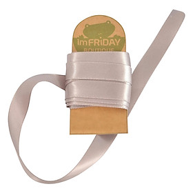 Ruy Băng Lụa RB34 1.2cm - Be Đậm (3m)