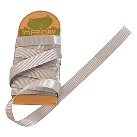 Ruy Băng Gân RB43 1cm - Xám Ghi (3m)