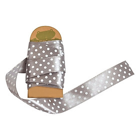 Ruy Băng Lụa Chấm Bi RB71 2cm – Xám (3m)