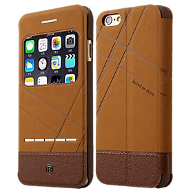 Bao Da Baseus Unique Cho iPhone 6 Plus - Nâu