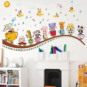 Mua Decal Dán Tường Gia Đình Bộ Bình Ly Binbin EB172 (80 x 180 cm)