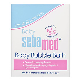 Sữa Tắm Tạo Bọt Dịu Nhẹ Cho Bé Sebamed Baby Bubble Bath pH 5.5 SBB01A (500ml)