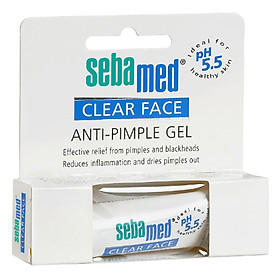 Gel Hỗ Trợ Trị Mụn Kháng Khuẩn Và Làm Dịu Da pH5.5 Sebamed Clear Face Anti-Pimple Gel SCF04 (10ml) 