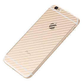 Miếng Dán Mặt Sau Vân Carbon Cho iPhone 6Plus/6S Plus (Trong Suốt) - Hàng Chính Hãng