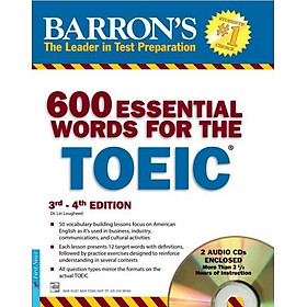 Hình ảnh 600 Essential Words For The Toeic (3rd - 4th) (Kèm 2 CD)