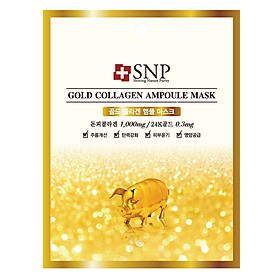 Mặt nạ tinh chất Collagen vàng SNP Gold Collagen Ampoul Mask 25ml