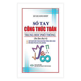 Sổ Tay Công Thức Toán THPT (Mới)