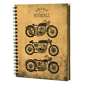 Sổ Tay Xe Motorcycle - Vintage Motorcycle