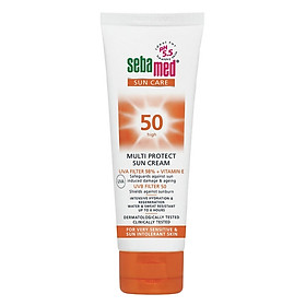 Kem Chống Nắng Sebamed Cho Da Mặt pH 5.5 SPF 50+ Sebamed Sun Care Multi Protect Sun Cream SPF 50+ Without Perfume SSP01A (75ml)