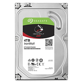 Mua Ổ Cứng HDD Seagate IronWolf 4TB/64MB/3.5 - ST4000VN008 - Hàng Chính Hãng