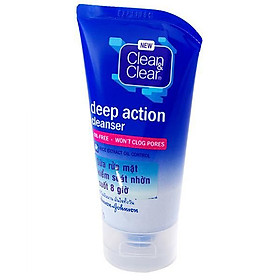 Sữa Rửa Mặt Chống Nhờn Tác Dụng Sâu Clean & Clear (100g) - 8850007650188