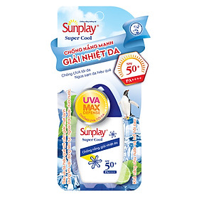 Sữa Chống Nắng Giải Nhiệt Da Rohto Sunplay Super Cool SPF50 - 30g