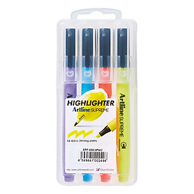 Bút Dạ Quang Artline Supreme 1.0 - 4.0 mm (4 Cây)