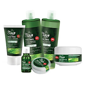 Bộ 6 Sản Phẩm Trị Mụn Farmasi Dr. C. Tuna Tea Tree Chiết Xuất Cây Trà Úc