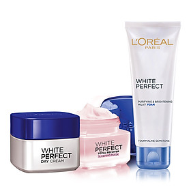 Bộ Sản Phẩm Dưỡng Trắng Da L'oreal Paris White Perfect
