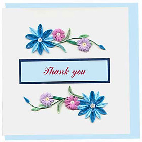 Thiệp Giấy Xoắn Việt Net - Thank You Mẫu 7 (15 x 15 cm)