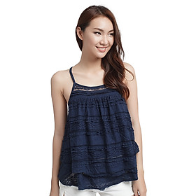 Áo Ren Hai Dây Labelle TN14 - Xanh Đậm