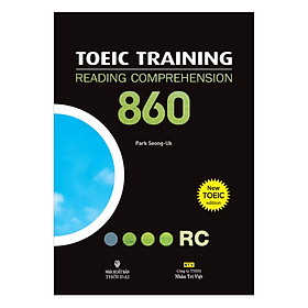 Nơi bán Toeic Training Reading Comprehension 860 - Giá Từ -1đ