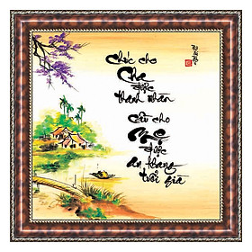 Lịch Sử Giá Tranh Thư Pháp Mong Cha Mẹ Sống Lâu V44-15 (46 X 46 Cm) Thế  Giới Tranh Đẹp Tháng 5 Trên Tiki