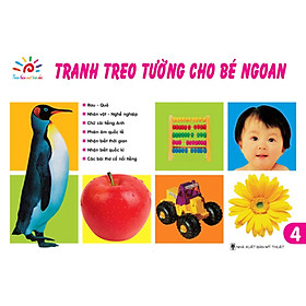 Download sách Tranh Treo Tường Cho Bé Ngoan - Tập 4