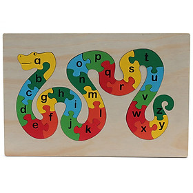 Tranh Ghép Chữ ABC Thường Vietoys VT3P-0152 Hình Rắn