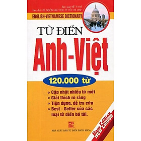 Download sách Từ điển Anh - Việt (120.000 Từ)