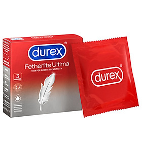 Bao cao su Durex Fetherlite Ultima Hộp 3 bao