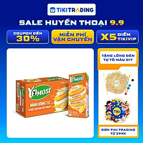 Thùng 48 Hộp Sữa Chua Lên Men Tự Nhiên Yomost Vị Cam (170ml/Hộp)